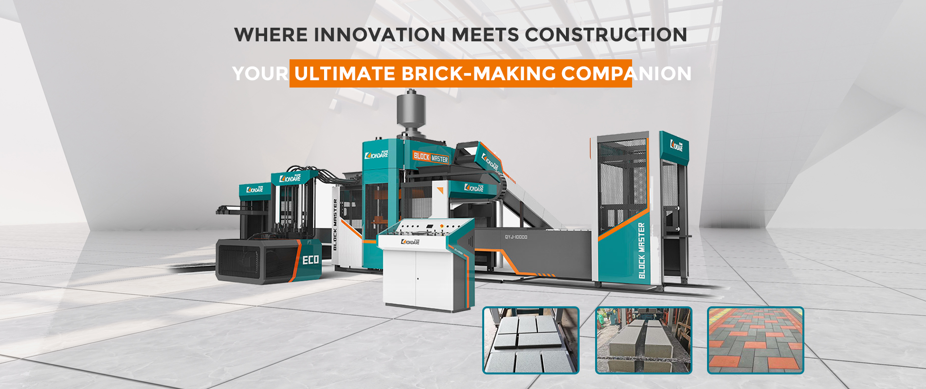 Fully-auto Concrete Brick Machine